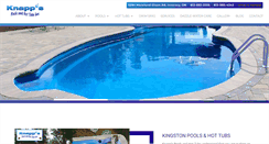 Desktop Screenshot of kingstonpoolsandhottubs.com